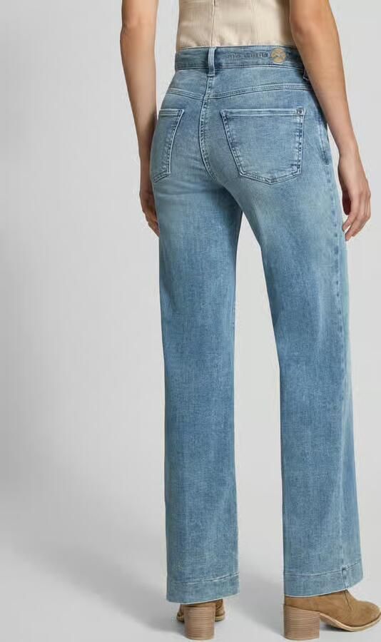 MAC Dames Jeans 0358l Authentic Mega Flex Dream Wide Authentic Bootcut Lichtblauw-32 - Foto 18