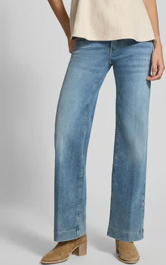 MAC Dames Jeans 0358l Authentic Mega Flex Dream Wide Authentic Bootcut Lichtblauw-32 - Foto 17