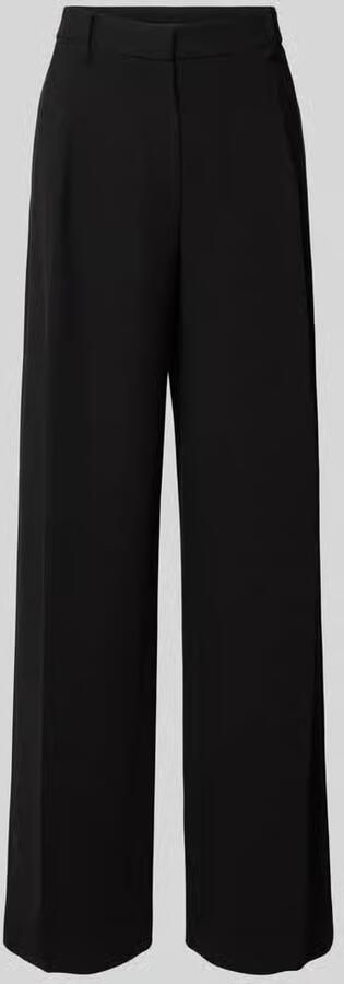 MAC Wide leg stoffen broek met bandplooien model 'Chaja' - Foto 2