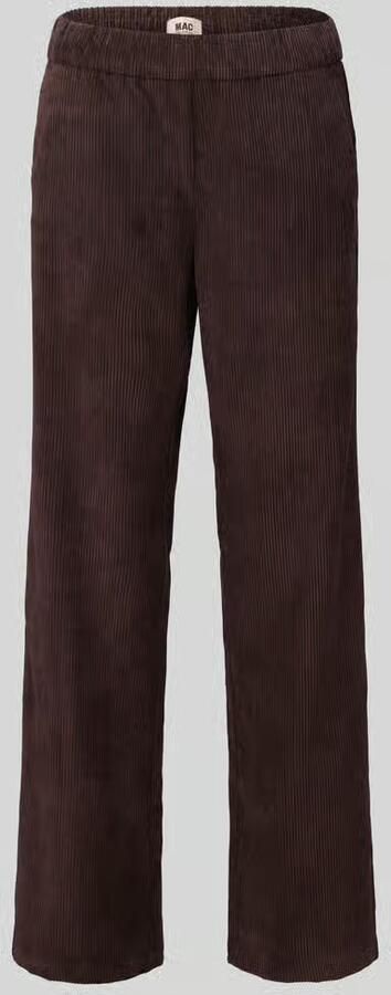 MAC Wijd vallende broek met viscose model 'CHIARA'