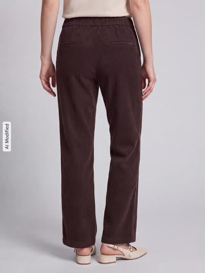 MAC Wijd vallende broek met viscose model 'CHIARA' - Foto 2