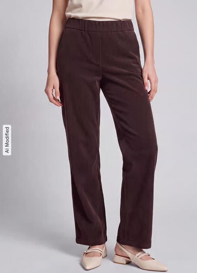 MAC Wijd vallende broek met viscose model 'CHIARA' - Foto 3