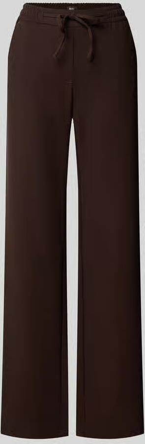 MAC Wijdvallende broek met viscose model 'Christy'