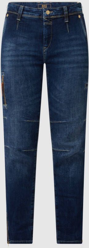 MAC Cargo jeans Rich-Cargo-Denim Ritszak op het been