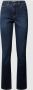 MAC Straight fit jeans met labelpatch model 'Angela' - Thumbnail 2