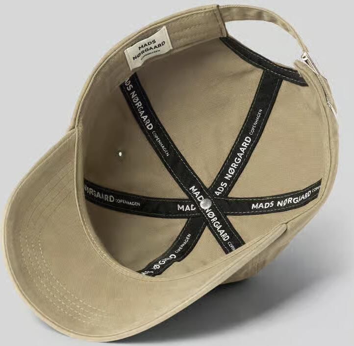 MADS NØRGAARD Baseballpet met labelstitching
