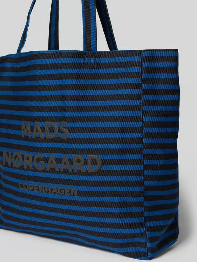 MADS NØRGAARD shopper van katoen met logo model 'Boutiqno Athene'