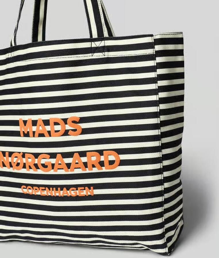 MADS NØRGAARD shopper van katoen met logo model 'Boutiqno Athene'