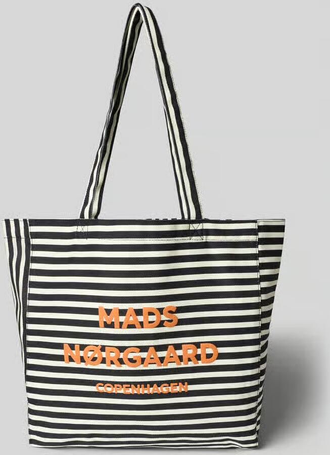 MADS NØRGAARD shopper van katoen met logo model 'Boutiqno Athene' - Foto 2