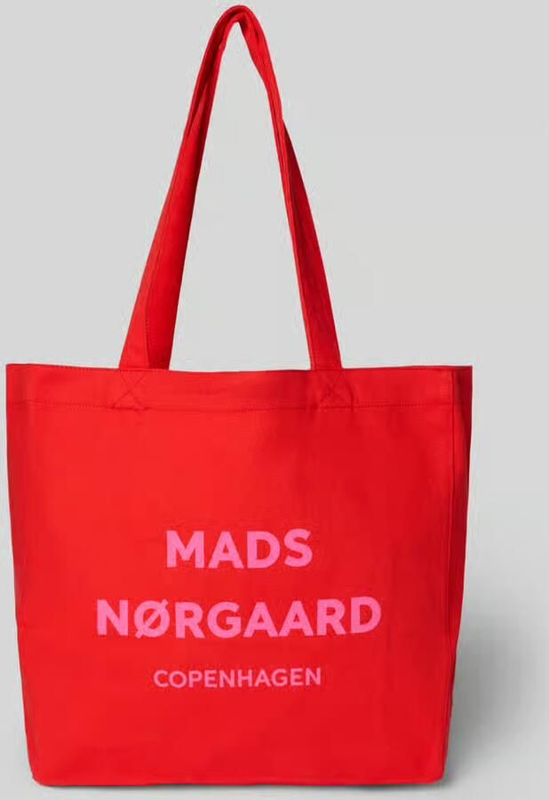 MADS NØRGAARD shopper van katoen met logo model 'Boutique Athene' - Foto 2