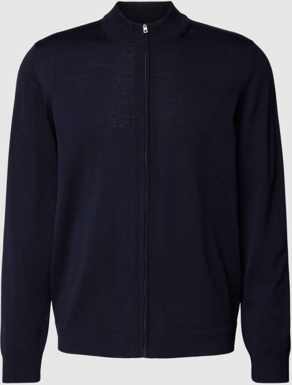 Maerz muenchen Gebreid jack met labeldetail