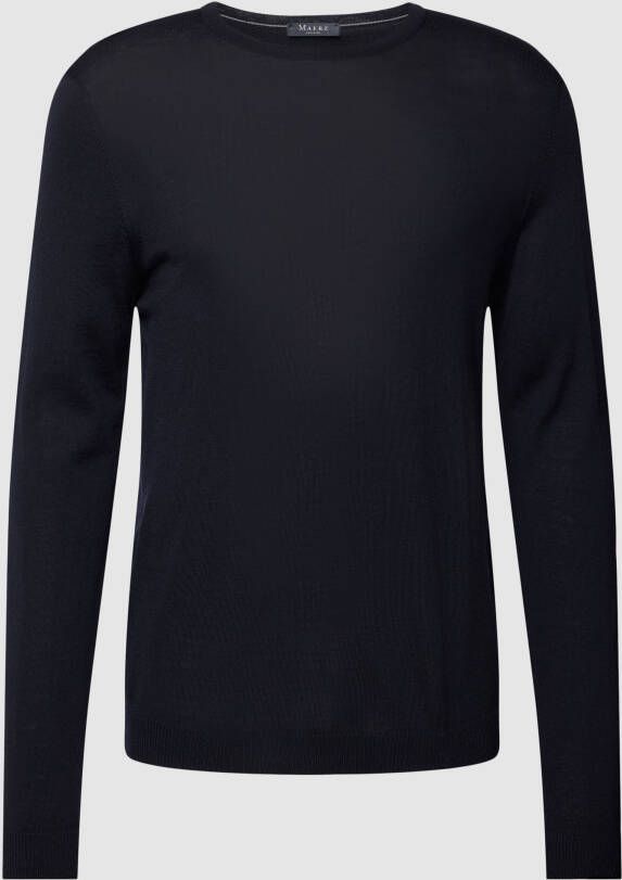 Maerz muenchen Pullover met normaal model en eenkleurig design