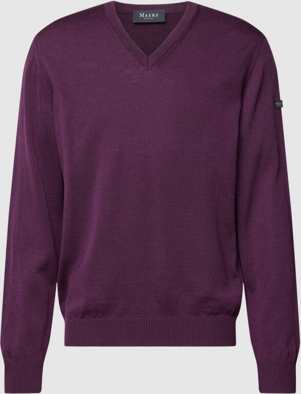 Maerz muenchen Gebreide pullover met labelpatch