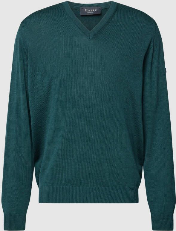 Maerz muenchen Gebreide pullover met labelpatch