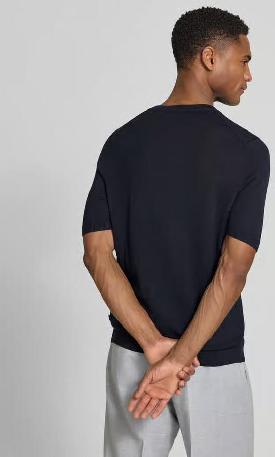 Maerz muenchen T-shirt van scheerwol met ronde hals - Foto 2