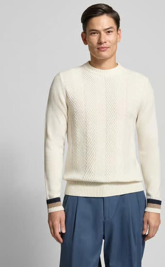 Maerz muenchen Gebreide pullover met ribboorden - Foto 2