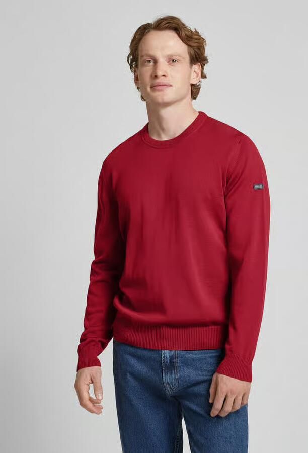 Maerz muenchen Regular fit gebreide pullover van zuivere scheerwol - Foto 2