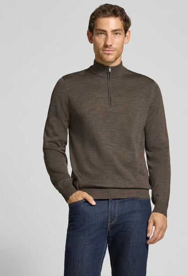 Maerz muenchen Regular fit sweatshirt van zuivere scheerwol - Foto 2