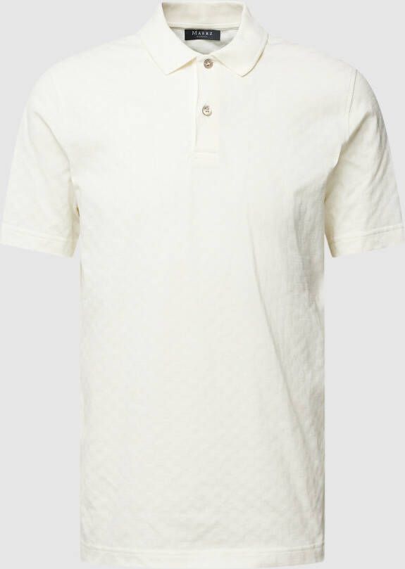 Maerz muenchen Poloshirt met structuurpatroon