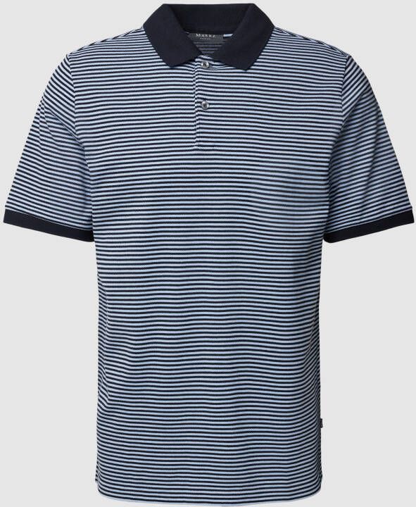Maerz muenchen Poloshirt van katoen met streepmotief