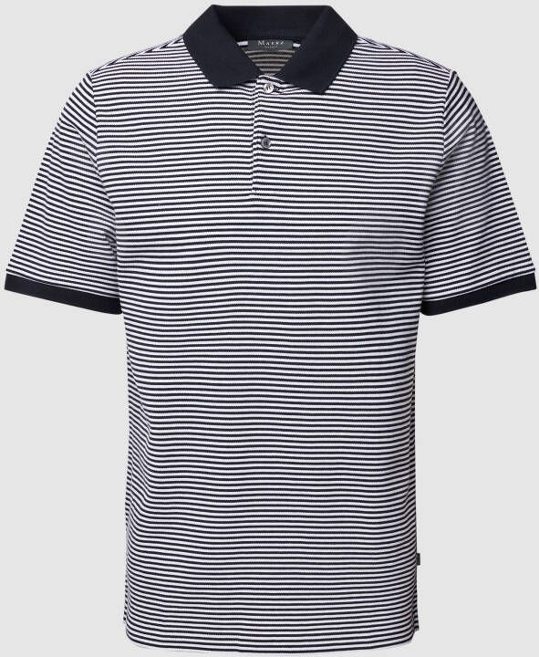Maerz muenchen Poloshirt van katoen met streepmotief