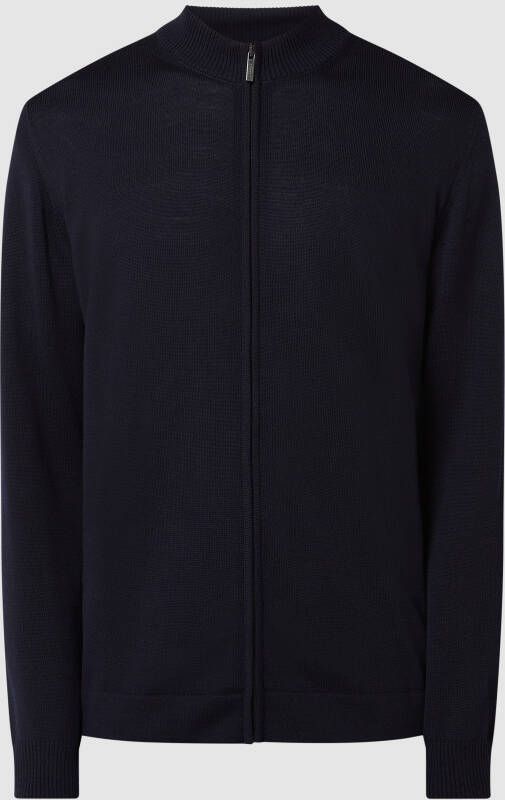 Maerz muenchen Gebreid jack met labeldetail