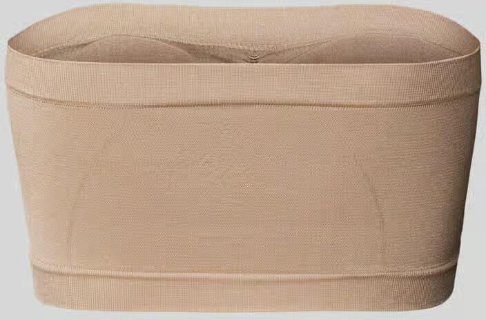 MAGIC Bodyfashion niet-voorgevormde strapless bandeau bh donkerbeige - Foto 2
