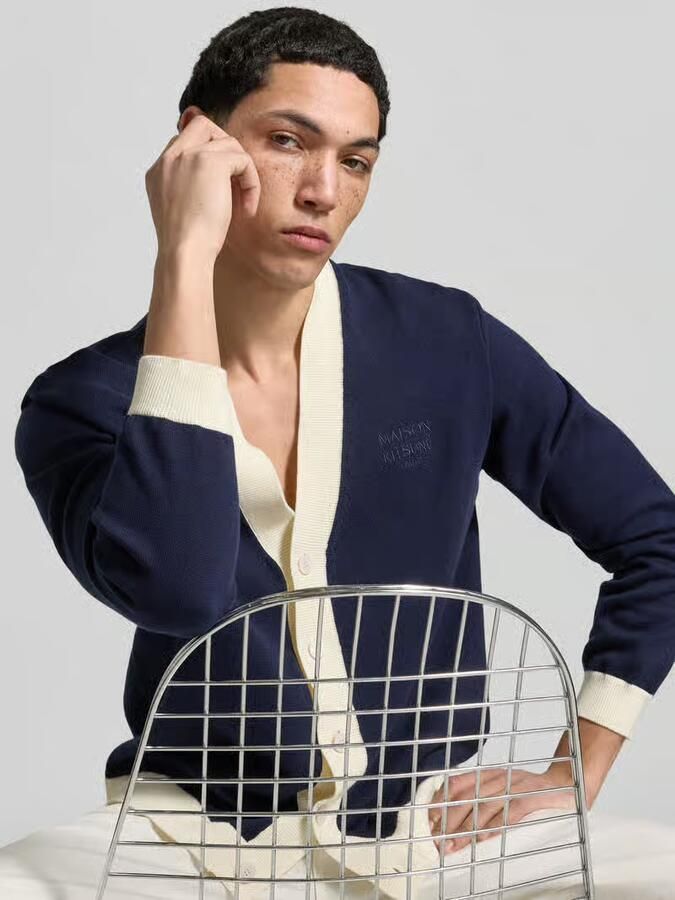MAISON KITSUNÉ Cardigan van puur katoen