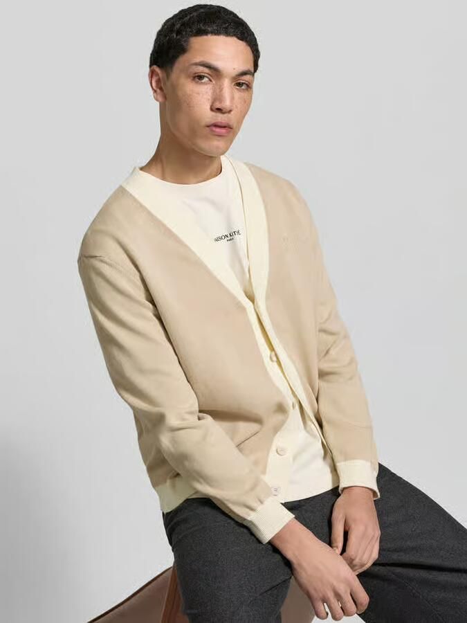 MAISON KITSUNÉ Cardigan van puur katoen
