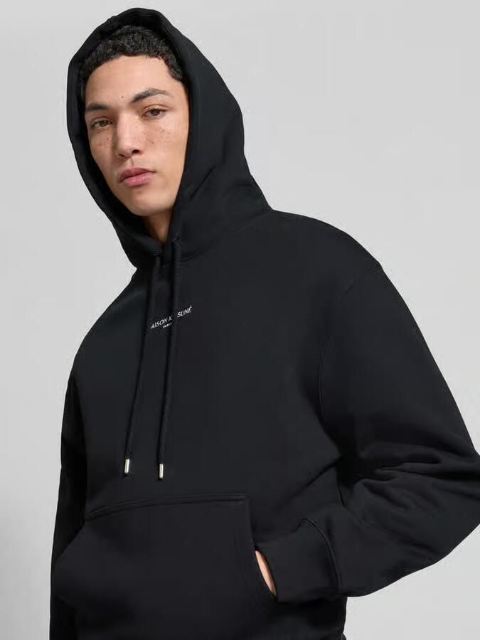 MAISON KITSUNÉ hoodie met labelstitching