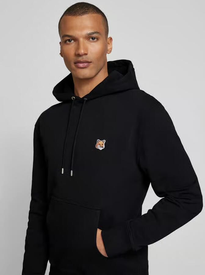 MAISON KITSUNÉ hoodie met labelstitching