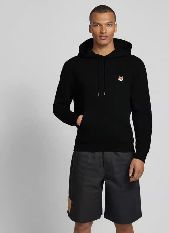 MAISON KITSUNÉ hoodie met labelstitching - Foto 3