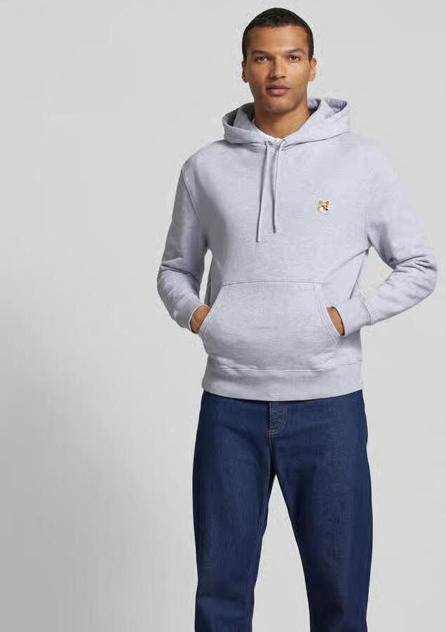 MAISON KITSUNÉ hoodie met labelstitching - Foto 3