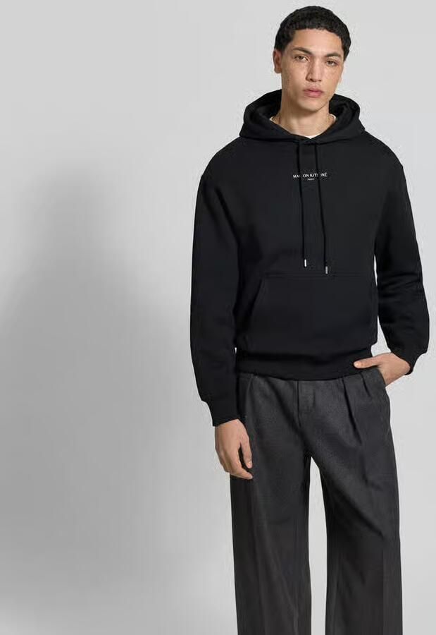 MAISON KITSUNÉ hoodie met labelstitching - Foto 2