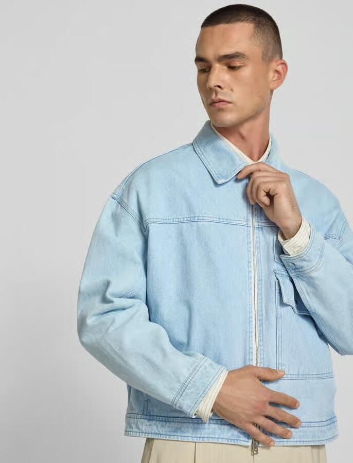 MAISON KITSUNÉ jeansjack van puur katoen