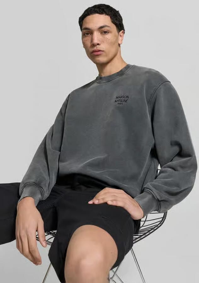 MAISON KITSUNÉ Oversized hoodie van katoenmix