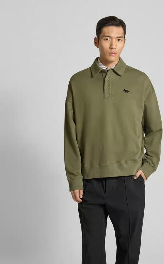 MAISON KITSUNÉ Oversized sweatshirt van katoen - Foto 3