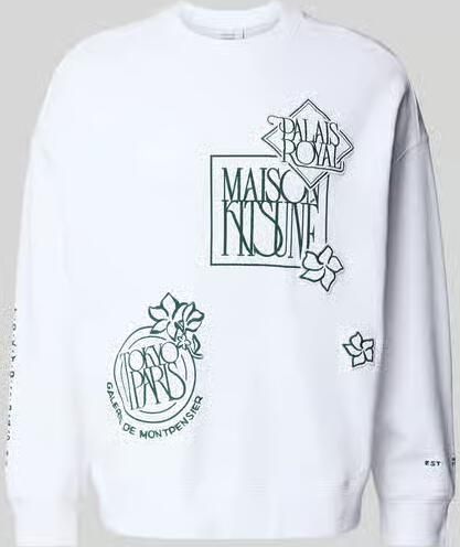 MAISON KITSUNÉ Oversized sweatshirt van katoenmix - Foto 2