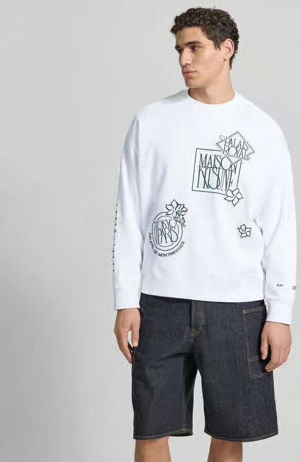 MAISON KITSUNÉ Oversized sweatshirt van katoenmix - Foto 2
