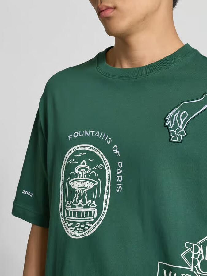 MAISON KITSUNÉ Oversized T-shirt van biologisch katoen