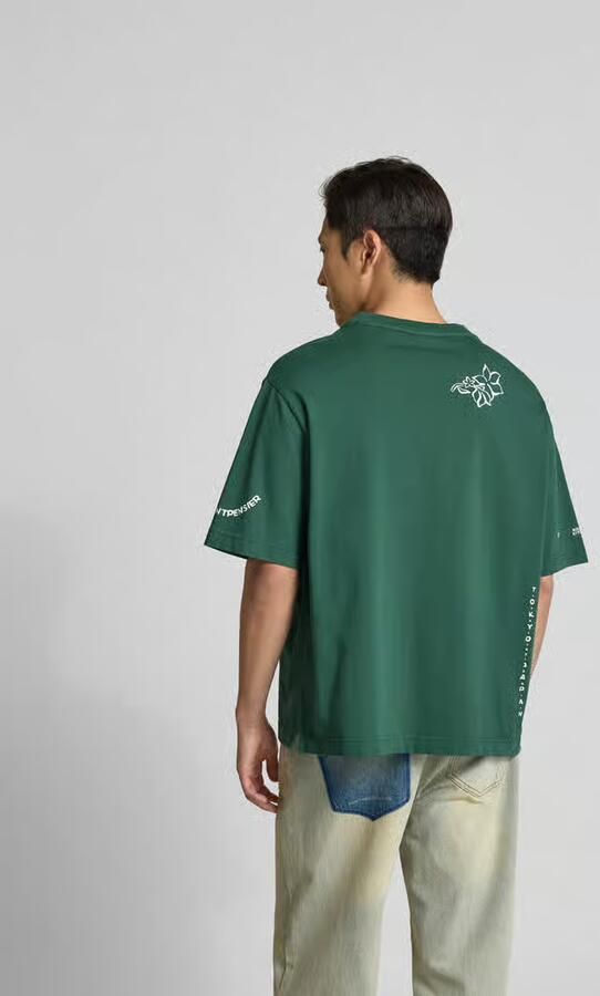 MAISON KITSUNÉ oversized t-shirt van biologisch katoen - Foto 3