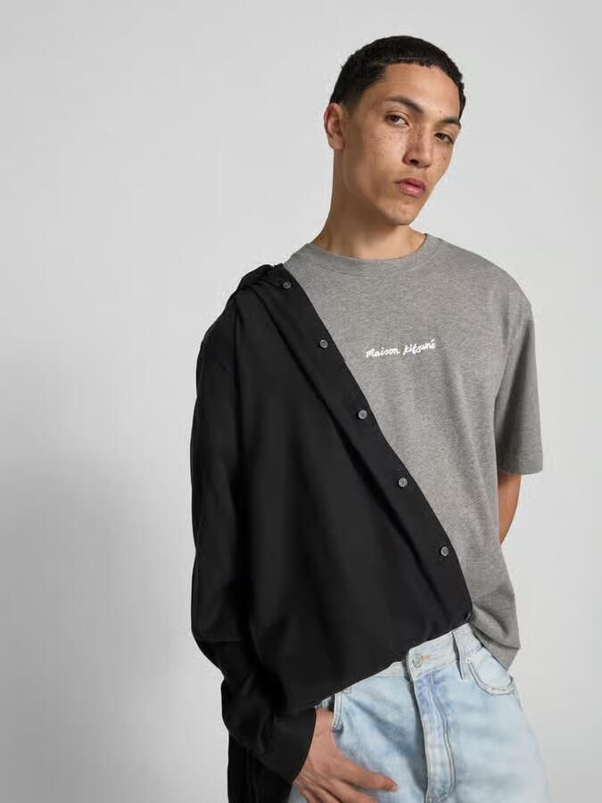 MAISON KITSUNÉ Oversized T-shirt van katoen