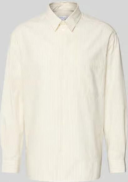 MAISON KITSUNÉ Oversized vrijetijdsoverhemd met kentkraag - Foto 2