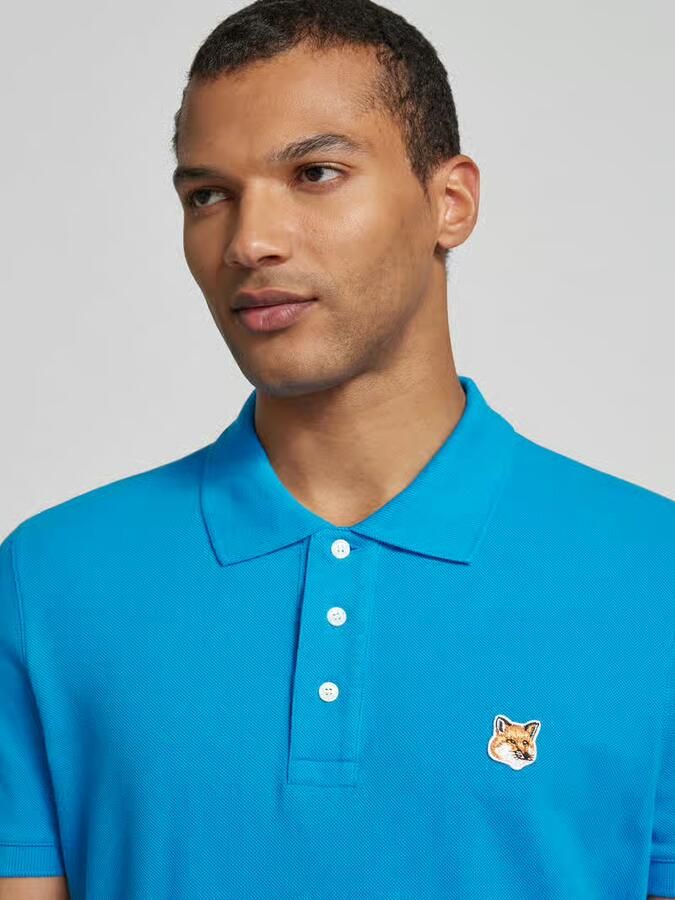 MAISON KITSUNÉ Poloshirt met motiefapplicatie
