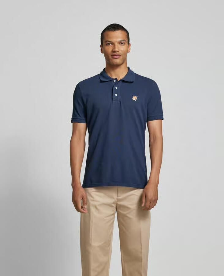 MAISON KITSUNÉ Poloshirt met motiefapplicatie - Foto 3