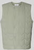 MAISON KITSUNÉ regular fit bodywarmer met gewatteerde look