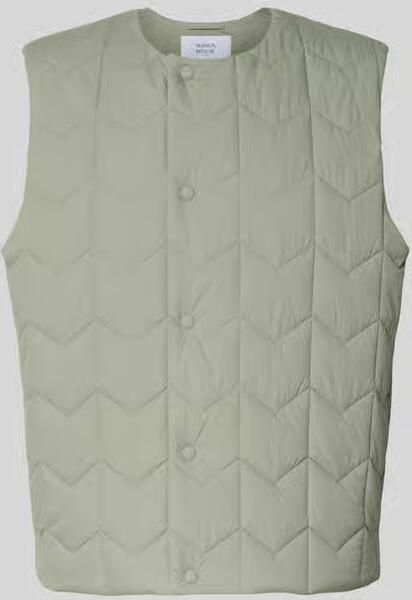 MAISON KITSUNÉ regular fit bodywarmer in gewatteerde look - Foto 2