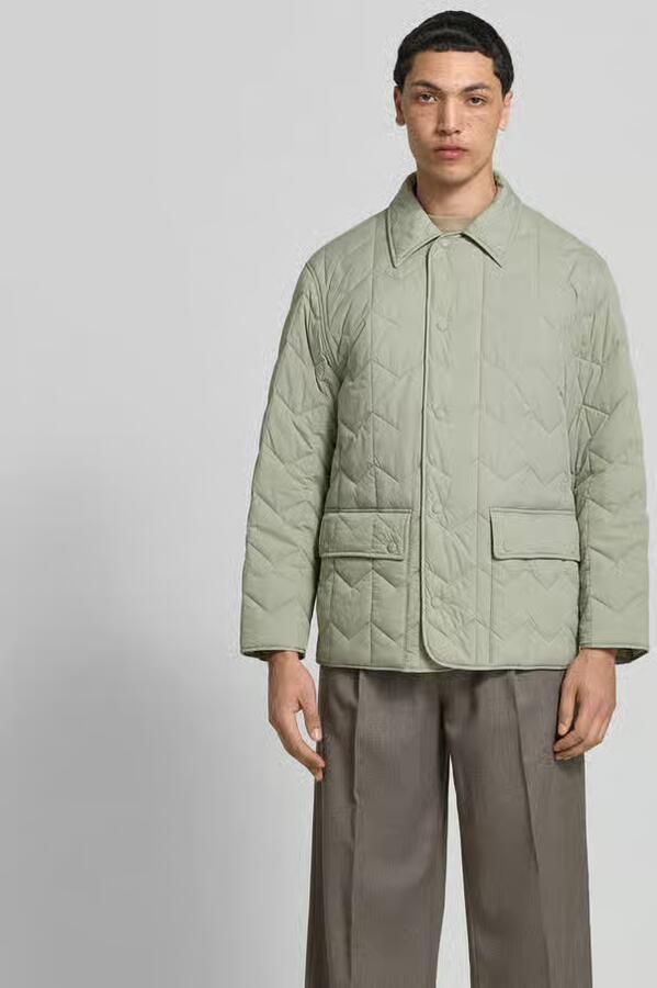 MAISON KITSUNÉ regular fit jack in doorgestikt design - Foto 3
