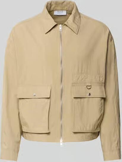 MAISON KITSUNÉ regular fit jack met platte kraag - Foto 2