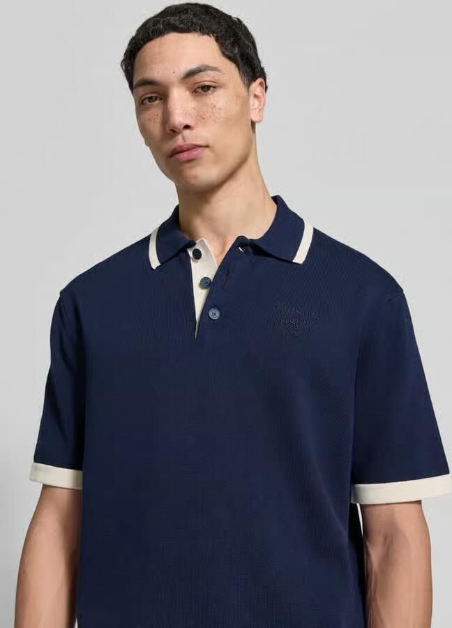 MAISON KITSUNÉ Regular fit poloshirt van katoen